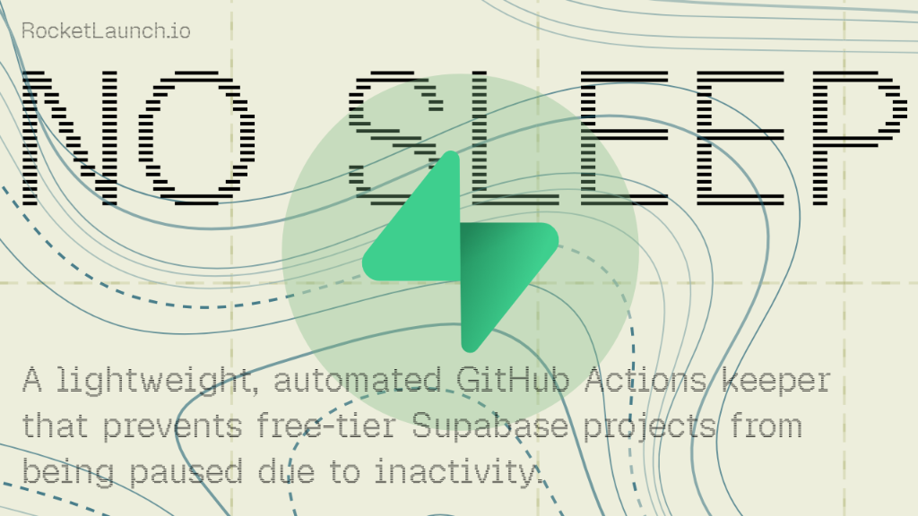 NO SLEEP Supabase Banner
